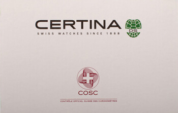 Certificado COSC Certina