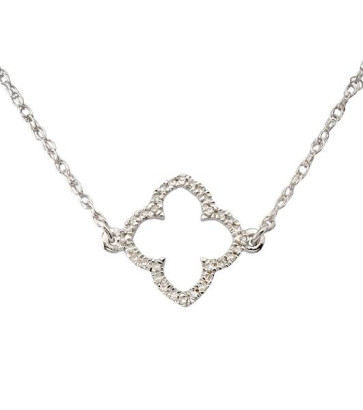 Colgantes y Collares Collar oro 18 Qtes con brillantes y cadena