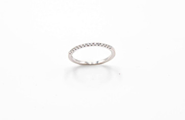 Anillos Media alianza de diamantes 