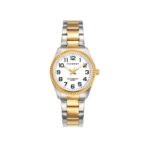 RELOJ DE MUJER VICEROY CON BRAZALETE DE ACERO IP DORADO