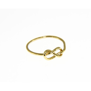 Anillo Infinito Oro Amarillo de 18 Qtes