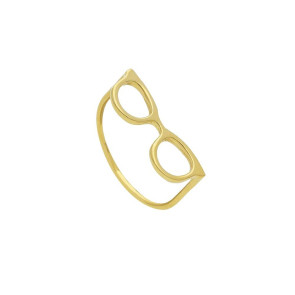 Anillo oro Gafas