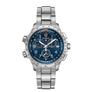 HAMILTON KHAKI AVIATION X-WIND GMT CHRONO QUARTZ