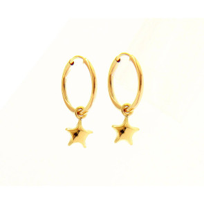 Pendientes Oro Criollas Estrellas