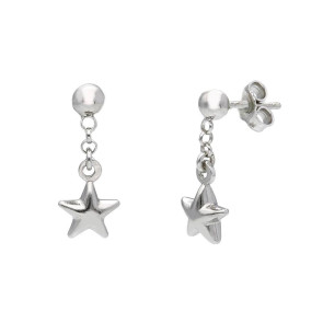 Pendientes Plata Estrella