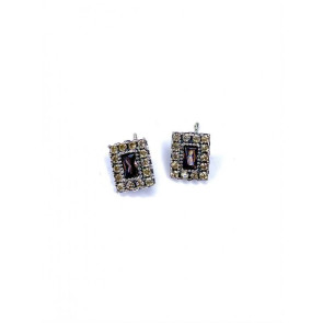 Pendientes plata y piedras