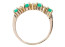 Anillo esmeraldas y diamantes